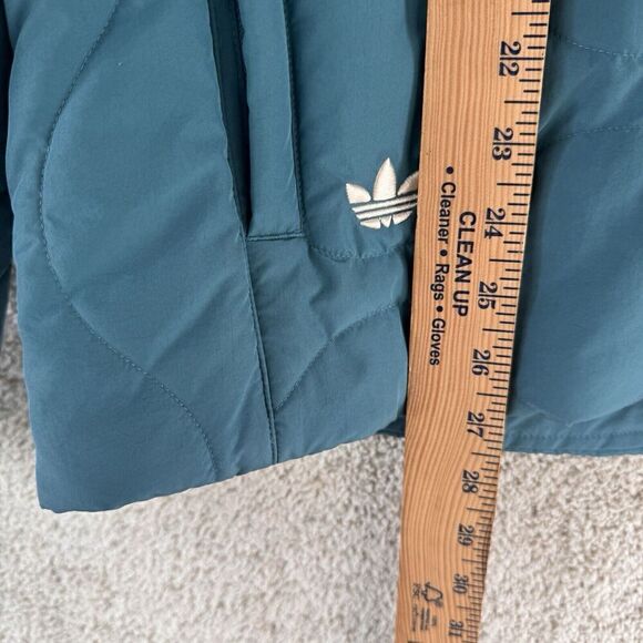 Adidas‎ Neuclassics Quilted Jacket NWT Men's Medium Arctic Fusion Full Zip Coat - Picture 11 of 16